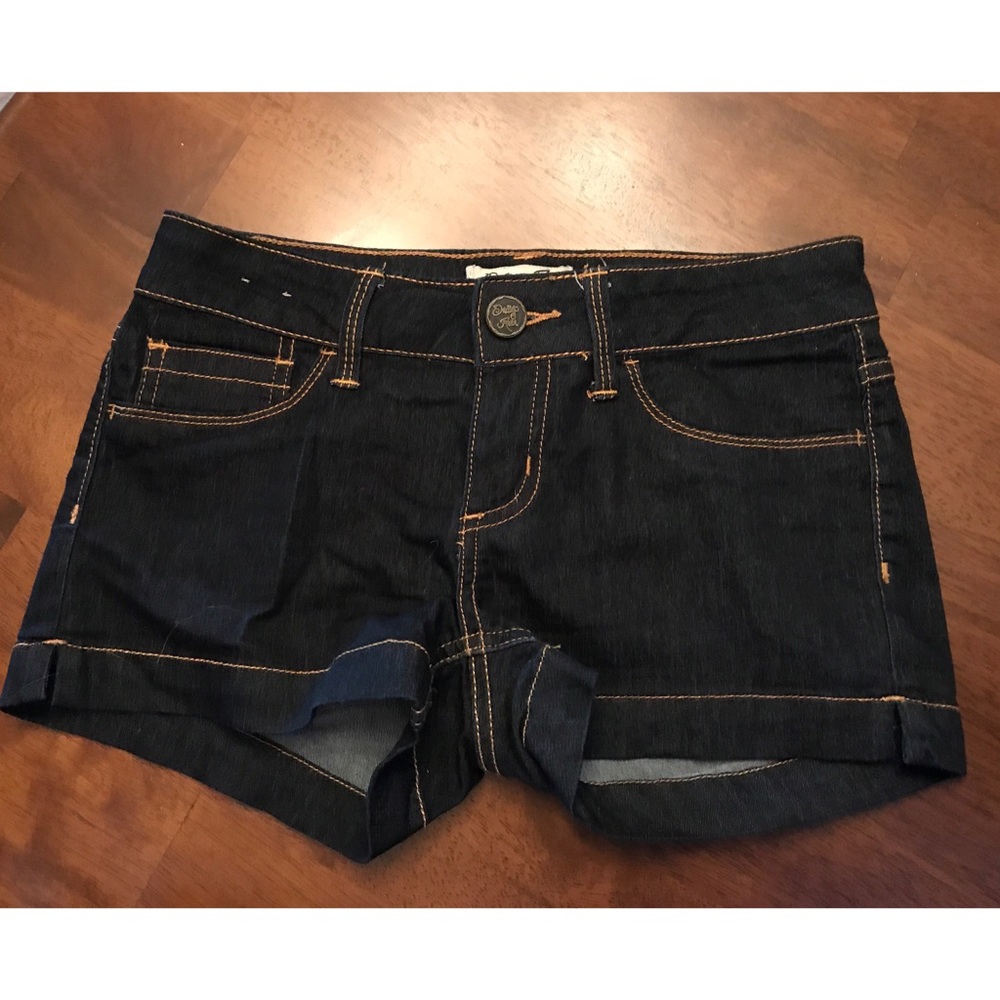 Dark Wash Indigo Rein Short-Shorts Sz 1